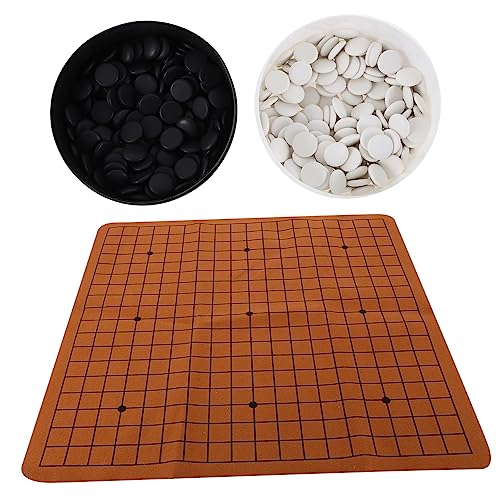 NESTINGHO 1 Set Go Spiel Spielzeug PVC Anfänger Go Spiel Professionelles Go Schachbrett Klassisches Schachspiel von NESTINGHO