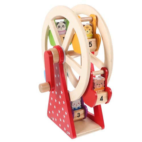 NESTINGHO 1 Set Holz Riesenrad Pädagogisches Rotierendes Spielzeug Denksportaufgabe Für Erwachsene Und Kinder Lustiges Kinderspielzeug Rotierendes Kinderspielzeug Manuelles von NESTINGHO