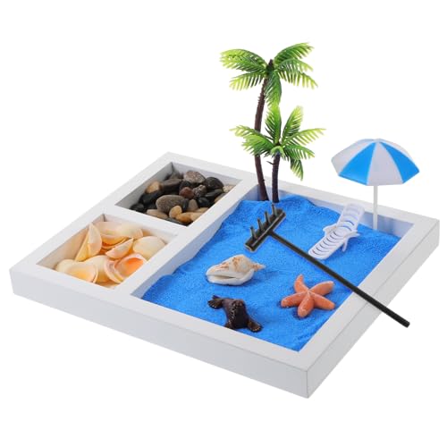 NESTINGHO 1 Set Japanische Mini Ocean Beach Micro Seaside Sand Beach Sandbox Dekoration von NESTINGHO