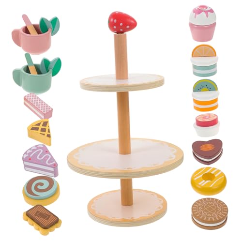 NESTINGHO 1 Set Kinder Teeservice Dekor Nootropikum Babypuppenspielzeug Kinderspielzeug Das Kinderspielzeug Simulationshaus Cupcake Simulation Cupcake Simulation Kuchen von NESTINGHO