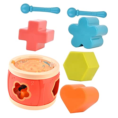 NESTINGHO 1 Set Klatschtrommel Spielzeug Für Kleinkinder Kinderspielzeug Kinderspielzeug Musikinstrumente Kindertrommeln Percussion Spielzeug Snaredrum Für Kinder Kindertrommel von NESTINGHO