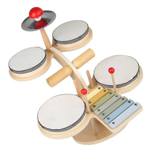 NESTINGHO 1 Set Set Kinder Schlagzeug Kinderspielzeug Kleinkind Trommel Spielzeug Musikinstrumente Spielzeug Jazz Trommel Spielzeug Frühpädagogisches Spielzeug Kinder Musikinstrument von NESTINGHO