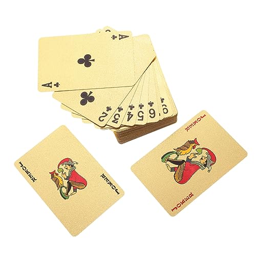 NESTINGHO 1 Spielkarten Kunststoff Pokertisch Spielkarte Poker Party Tool Poker Spielkarte Party Sammelkarten Party Spielkarte Spielkarte Unterhaltung Pokerkarten von NESTINGHO