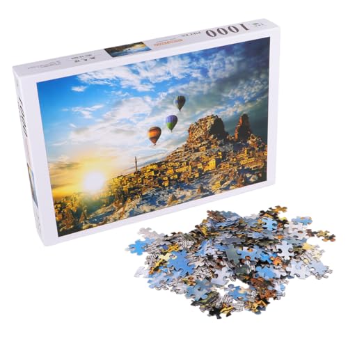 NESTINGHO 1 Stück Pädagogisches Puzzle London Bridge Puzzles 1000 Rätsel Für Erwachsene Adukt-Spielzeug Herausforderndes Rätsel Berühmtes Kunstpuzzle Puzzle Für Kinder Ölgemälde-Puzzle von NESTINGHO