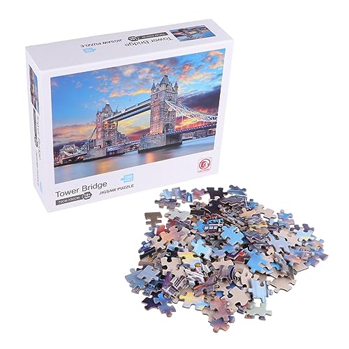 NESTINGHO 1000 Stück Puzzle-Spielzeug für Kinder Kinderrätsel Landschaft Puzzles Kinder Puzzle rätselbuch Kinder Mind Games DIY Toys kinderspielzeug Puzzle für frühes pädagogisches Lernen von NESTINGHO