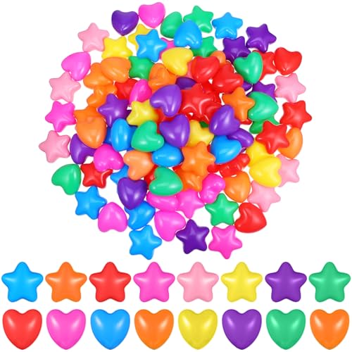 NESTINGHO 100St Meeresball Ball Zeltball Star Bällebad Bälle Bällebad für Babys Schwimmbadbälle Pool Toys for Party Spielzeug für Kinder lustige Ozeanbälle Spielschwimmspielzeug Plastik von NESTINGHO