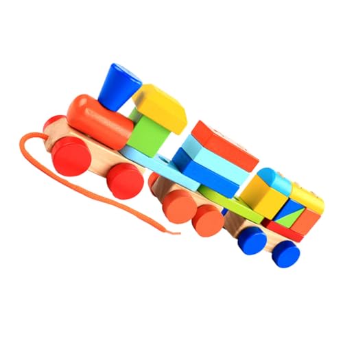 NESTINGHO 1Stk Auto Spielzeug ziehen Lauflernwagen für Babys Spielzeug für Kinder kinderzimmerdeko Dekoration kinderzimmer Spielzeug Kleinkind ziehen Laufendes Lernspielzeug Colorful von NESTINGHO