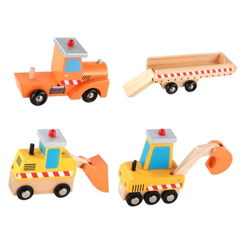 NESTINGHO 1Stk Baufahrzeug Spielzeug Kinder holzspielzeug Spielzeug für Kinder gieskanne kinderspielzeug jucarii pentru copii Technisches Autospielzeug Technisches Fahrzeugspielzeug Bambus von NESTINGHO