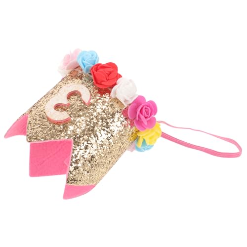 NESTINGHO 1pc Glitter Sparkle Geburtstagshut Baby Kinder Party Crown Hut Für Die Dekoration von NESTINGHO