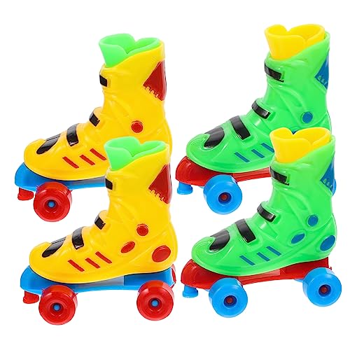 NESTINGHO 2 Paar Finger-Skate-Spielzeug Kleines Skate-Modell Pädagogisches Fingerspielzeug Brettspielspielzeug Fingerspielzeug Für Kinder Mini-fingerskateboard Finger-Skate-Modell Plastik von NESTINGHO