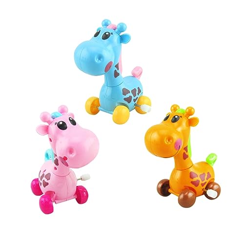 NESTINGHO 3St Aufziehspielzeug für Kinder kinderspielzeug Kinder Spielzeug Toys Kinder spielsachen Toys Aufzieh-Giraffe Spielzeug für Hasen Uhrwerk Spielzeug Uhrwerk Hase von NESTINGHO