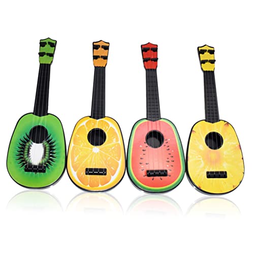 NESTINGHO 4 Stück Gitarren-Ukulele-Spielzeug Spielsachen Spielzeuge Obst Gitarre Mini-obstinstrumente Musikinstrumente, Spielzeug von NESTINGHO