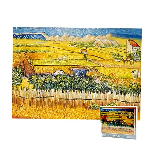 NESTINGHO 500 Stück Pädagogisches Puzzle Rätsel Für Kinder Puzzle Lernen Kinderpuzzle Puzzles Aus Papier Lernspielzeug Für Kinder Kunstpuzzle Puzzle Für Erwachsene DIY-rätsel Yellow von NESTINGHO