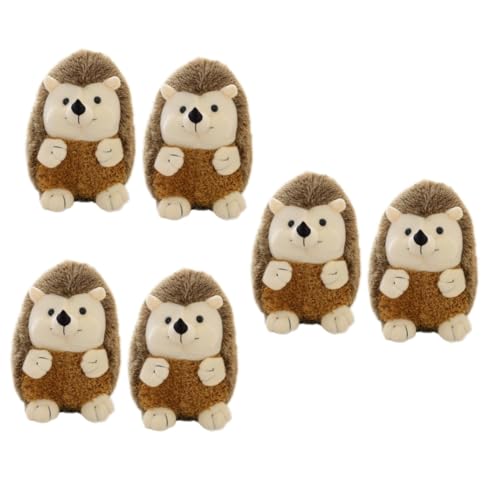 NESTINGHO 6 STK Plüsch-Igel-Puppe Plüsch Igel Cartoon Tier Plüschtier tierisches Plüschkissen Igel Stofftiere Kinder Kuscheltier Animal Toys Plüschtier Igel Simulation Igel Plüschtier von NESTINGHO