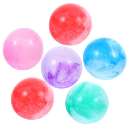 NESTINGHO 6st Wasserball Strandbälle Hüpfball Für Pool Spielzeug Für Den Strand Tragbare Kugel Wasserbälle Für Den Pool Hüpfball Am Strand Pool-Party Gefallen Sandball Pool-strandball PVC von NESTINGHO