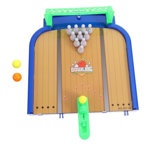 NESTINGHO Bowlingkugel Spielzeug kleines Bowling-Spielzeug Desktop-Spielspielzeug Kinder Bowling Set Kinder-Bowling-Set Früherziehungsspielzeug auffälliges Aktivitätsspielzeug Plastik von NESTINGHO