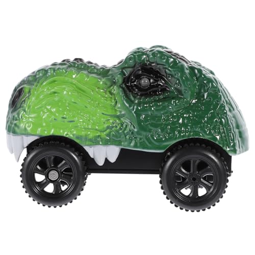 NESTINGHO Dinosaurier-Auto Elektrische Rennstrecken Für Kinder Dinosaurier Ziehen Autos Zurück Kinderauto Spielzeug Verfolgen Auto Spielzeug Ferngesteuertes Auto Rc Auto Für Kinder Green Abs von NESTINGHO