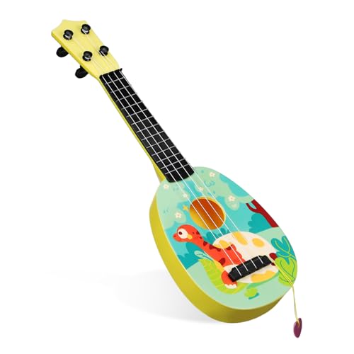 NESTINGHO Gitarren-Ukulele für Kinder kinderinstrumente musikinstrumente für Kinder Leichte Gitarre Kinder Ukulele Ukulelen für Kinder Kinder-Ukulele Kindergitarre Gitarre für Kinder Plastik von NESTINGHO