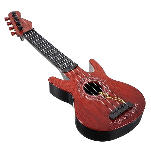 NESTINGHO Gitarrenspielzeug Für Kinder Kleinkind Gitarre Mini-Gitarre Ukulele Für Anfänger Kleine Gitarre Elektronische Gitarre Akustikgitarre Musikinstrument Für Kinder Ukulele Üben Plastik von NESTINGHO