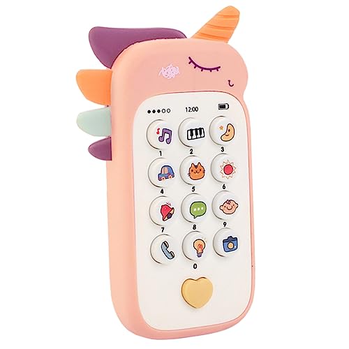 NESTINGHO Handy Für Kinder Handy Spielen Babyspielzeug Telefone Für Kinder Schnurloses Telefon Spielzeug Für Kleinkinder Kleinkindspielzeug Telefon Spielzeug Babyphone Rosa Plastik von NESTINGHO