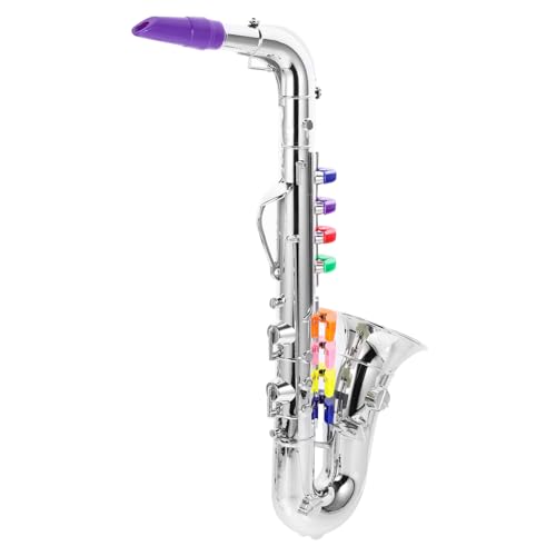 NESTINGHO Kinder Blasinstrument Spielzeug Saxophon Spielzeug Saxophon Spielzeug Saxophon Modell Saxophon Lernspielzeug Kunststoff Instrument Spielzeug Trompete Musikinstrument von NESTINGHO