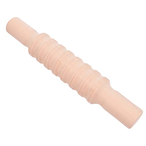 NESTINGHO Nudelholz Aus Plastilin Grüner Tropfenförmiger Strassstein Modellierwerkzeug Aus Ton Fondant-Roller Geprägtes Nudelholz Tonwalze Für Kinder Münzwürfe Knödel Haut Roller Hölzern von NESTINGHO