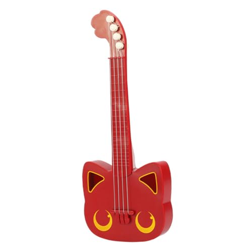 NESTINGHO Saiten Simulations-Ukulele kinderinstrumente musikinstrumente für kinder Mini-Gitarren-Ukulele-Spielzeug Kleinkind Gitarre Kinderinstrument Spielzeug Gitarrenmodell für Kinder Abs von NESTINGHO