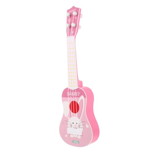 NESTINGHO Saiten Ukulele Für Kinder Mini-gitarrenspielzeug Minispielzeug Für Kinder Ukulele Spielzeug Für Kinder Ukulelen Ukulele Musikinstrument Gitarrenspielzeug Für Kinder Rosa Plastik von NESTINGHO