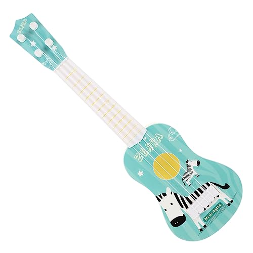 NESTINGHO Saiten Ukulele Für Kinder Mini-musikspielzeug Mini-Gitarren-Spielzeug Ukulele Musikinstrument Mini-gitarrenspielzeug Musikinstrumentenmodell Kinder-Ukulele-Spielzeug Blue Plastik von NESTINGHO