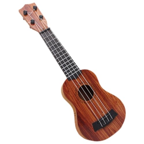 NESTINGHO Ukulele Spielzeug Minigitarre Für Kleinkinder Simulation Minigitarre Früherziehung Ukulele Mädchenspielzeug Kinder Gitarre Kleinkind Gitarre Ukulele Für Anfänger Hölzern von NESTINGHO