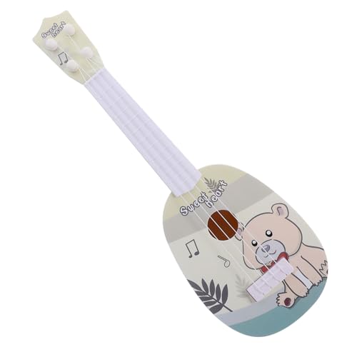 NESTINGHO Ukulele für Kinder Musikinstrumentenmodell Musikinstrumente für Babys kinderinstrumente Kinder musikinstrumente Kid Toys imitiertes Gitarrenspiel Mini-Gitarren-Spielzeug Plastik von NESTINGHO