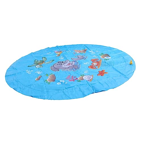 NESTINGHO Wasserspielkissen Wassersprinklermatte Wasserspielplatz Rasensprengermatte wasserpark für Kinder aquaperlen für Kinder Spielzeug Spielmatte Outdoor-Spielkissen wassermatte Kinder von NESTINGHO