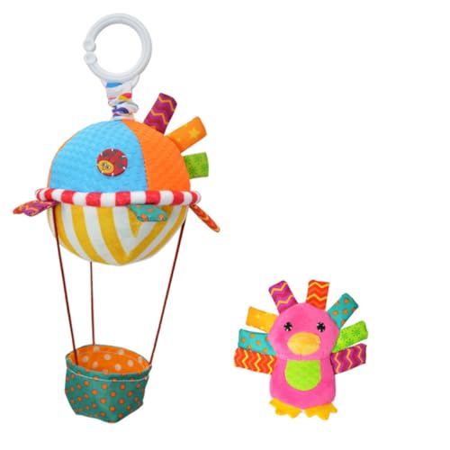 NESTINGHO hängendes Spielzeug interaktives Spielzeug spielzeughandys für Babys Toys Spielzeug für Babys anorith Plush heissluftballon plushbit hängende Rasseln Kinderwagen Plüschtier von NESTINGHO