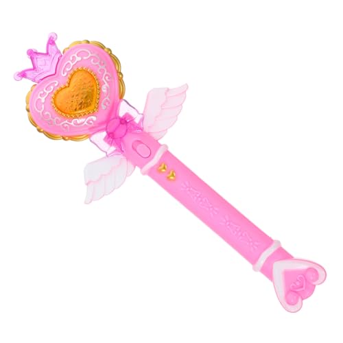 NESTINGHO verkleidung Kinder Kinderkleider The photostick kindergeburtstags mitgebsel spielzeuge für Kinder Prom Cosplay-Party-Requisite leuchtende Zauberstäbe Herz Zauberstäbe Plastik Rosa von NESTINGHO