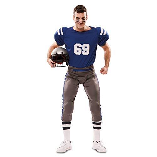 NET TOYS American Football Kostüm für Erwachsene - M/L (48-54) - Sportliches Männer-Outfit Rugby Sportler Footballer - Genau richtig für Karneval & Mottoparty von NET TOYS