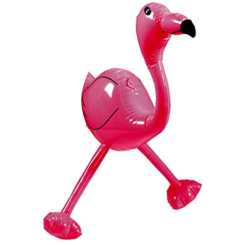 NET TOYS Deko Flamingo aufblasbar Dekoration Beach Party 50,8 cm Schwimmtier Strandparty Accessoire Junggesellenabschied von NET TOYS