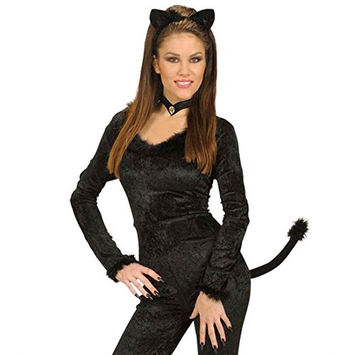 NET TOYS Katzen Kostüm Set - Katzenkostüm Set Tierkostüm Katze Kostümset Fasnet Fastnacht Catwoman Tieroutfit von NET TOYS