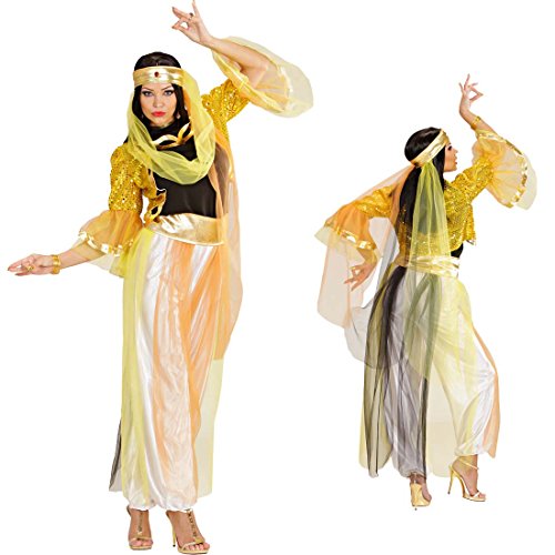 NET TOYS Kostüm Harems Tänzerin Orient Bauchtänzerin Haremsdame orientalische Kostüme Karneval Fasching Gr L 42/44 von NET TOYS