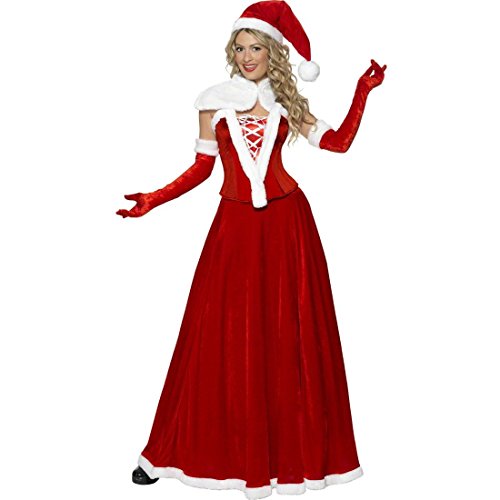 NET TOYS Miss Santa Kostüm Weihnachtsfrau Kleid S 36/38 Weihnachtskleid Weihnachtsfraukostüm Damenkostüm Weihnachtskostüm Frau von NET TOYS