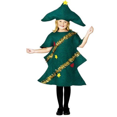 NET TOYS Weihnachtsbaum Kostüm Kinder Weihnachtsbaumkostüm M - 130-143 cm 7-9 Jahre Tannenbaum Kinderkostüm Tannenbaumkostüm Tannen Baumkostüm von NET TOYS