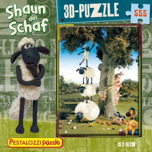 NEUER HONOS 3D-Puzzle Shaun das Schaf: 555 Teile (PestalozziPuzzle) von NEUER HONOS