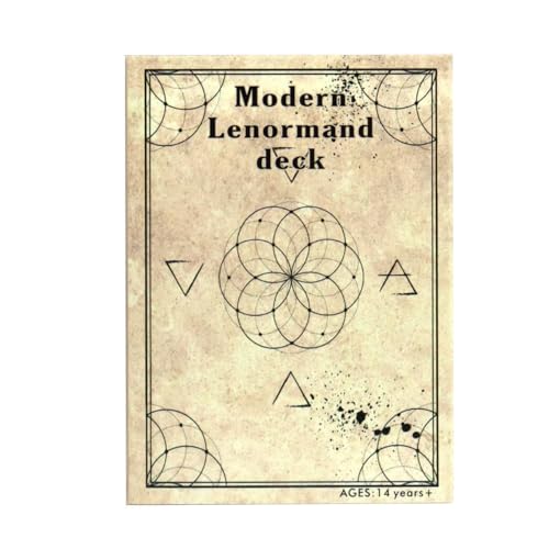 Modernes Lenormand Oracle Kartendeck Original Tarot Deck Spiele Oracle Deck Wahrsagerei Party Desktop Spielzeug Unterhaltung Freizeit Modern Lenormand Oracle von NEUJD