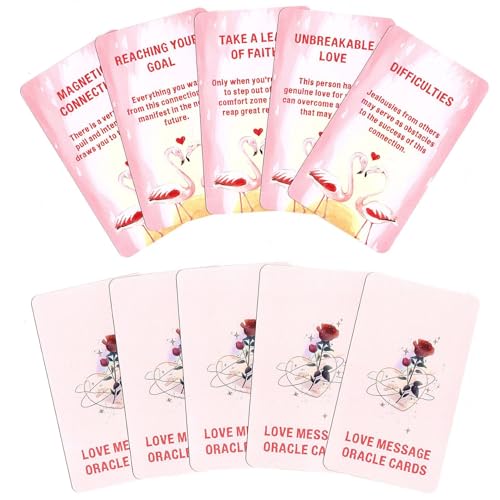 NEUJD 12x7 cm Liebesbotschaften Oracle-Kartenspiele Love Messages Oracle Cards von NEUJD