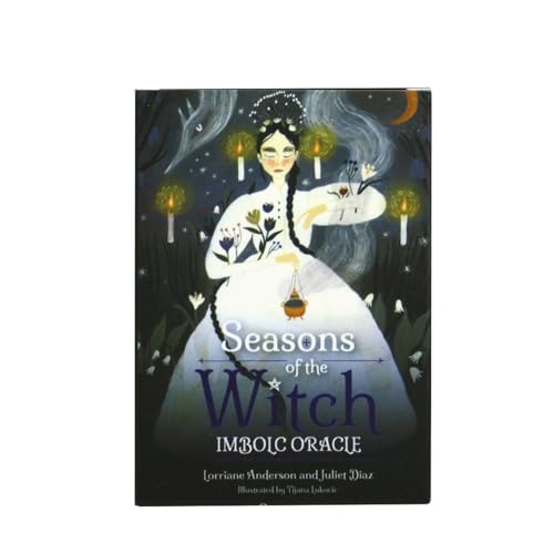 NEUJD Seasons of The Witch Oracle Cards A 44 English Visions Divination Edition Deck Games Tarot für Partyspiele Seasons of The Witch von NEUJD