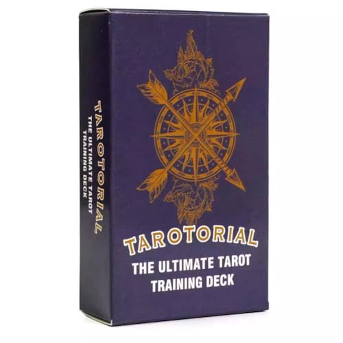 NEUJD Tarotorial, das ultimative Tarot-Trainingsdeck, Oracle Fate Divination Tarotkarten, Wahrsagerei, Kartenspiele, Party-Brettspiel Tarotorial The ultimate tarot Training deck von NEUJD