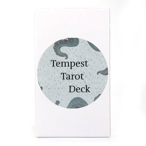 NEUJD Tempest Tarot Deck Kartenspiel Wahrsagungswerkzeuge Familienfreund Tischspiel Tempest Tarot Deck von NEUJD