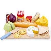 NEW CLASSIC TOYS 10576 Schneide Set Käse mit Brettchen - 16 Teile von NEW CLASSIC TOYS