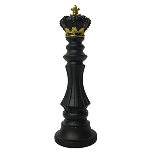 #N/A Harz Schach Statue, Skulptur, Einrichtung, Internationale Schach Brettspiele Zur Dekoration, Tisch, Weinschrank, König von NEW GAMES ORDER