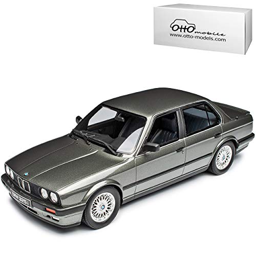 B*M*W 3er E30 325i Limousine Delfin Grau 1982-1994 Nr 819 1/18 Otto Modell Auto mit individiuellem Wunschkennzeichen von NEW