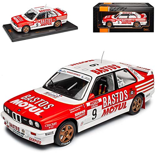 NEW B-M-W 3er E30 M3 Coupe Rally Tour De Corse 1988 Chatriot 1982-1994 1/18 IXO Modell Auto mit individiuellem Wunschkennzeichen von NEW